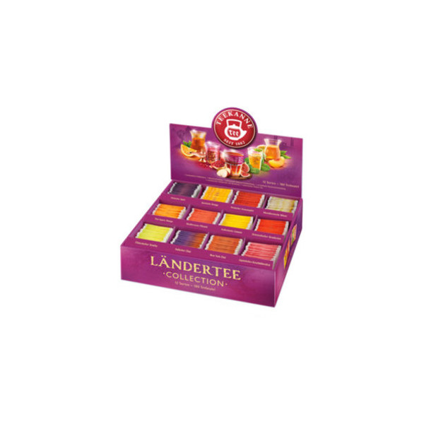 Teekanne Teesortiment Ländertee-Collection, Beutel aromaversiegelt 4009300073475 Teekanne 180 Stück