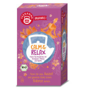 Kräutertee ORGANICS, CALM & RELAX, Beutel kuvertiert
