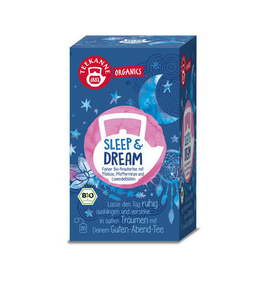 Kräutertee ORGANICS, SLEEP & DREAM, Beutel kuvertiert Kräutertee ORGANICS, SLEEP & DREAM, Beutel kuvertiert