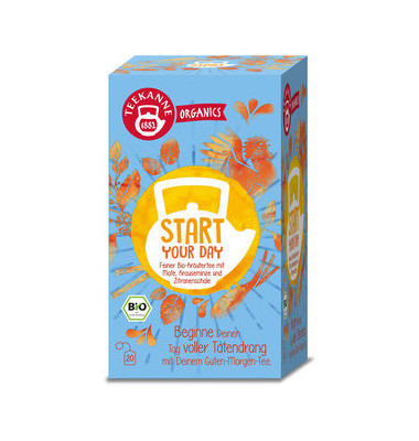 Tee ORGANICS 7402, Minze und Zitrone, Beutel