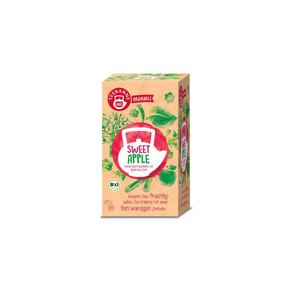 4009300015192 - TEEKANNE Organics Sweet Apple Koffeinfrei Tee Apfel Zimt 20 Stück à 25 g