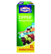 Gefrierbeutel Zipper®, Reißverschluss, 1 l, farblos, transparent