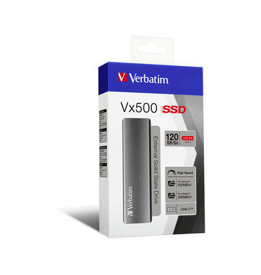 externe Festplatte Vx500 47441, grau, 1,8 Zoll (4,6cm), 120 GB, SSD