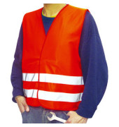 Warnweste, orange, Gr&ouml;&szlig;e L