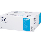 Falthandt&uuml;cher Special 416642, 24x23cm, 2-lagig, Zickzack (V-Falz), wei&szlig;, Recyclingpapier