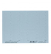 ELBA Beschriftungsschild 100552045 160g Karton blau 50Schilder
