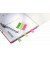 Collegeblock 4644-00-23 WOW, Muster, liniert / liniert Rand beidseitig , A4, 80g, rosa, 80 Blatt