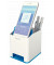 5363-10-36 Duo Colour Stifteköcher WOW Sound weiß/blau met.