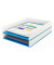 Briefablage 5361 Duo Colour Wow A4 / C4 weiß/blau metallic stapelbar