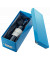 Aufbewahrungsbox Click & Store WOW 6041-00-36 mit Deckel, für CDs/DVDs, außen 352x143x136mm, Karton blau metallic
