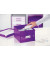 Aufbewahrungsbox Click & Store WOW 6044-00-62, 16,7 Liter mit Deckel, für A4, außen 369x281x200mm, Karton violett metallic