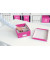 Aufbewahrungsbox Click & Store WOW 6057-00-23, 4,5 Liter mit Deckel, für A5, außen 285x220x100mm, Karton pink metallic