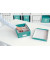 Aufbewahrungsbox Click & Store WOW 6057-00-51, 4,5 Liter mit Deckel, für A5, außen 285x220x100mm, Karton eisblau metallic