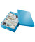 Aufbewahrungsbox Click & Store WOW 6058-00-36, 8 Liter mit Deckel, für A4, außen 370x280x100mm, Karton blau metallic