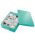 Aufbewahrungsbox Click & Store WOW 6058-00-51, 8 Liter mit Deckel, für A4, außen 370x280x100mm, Karton eisblau metallic