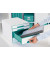 Schubladenbox Wow Cube 5213-20-51 perlweiß/eisblau metallic 4 Schubladen geschlossen