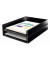 Briefablage 5361 Duo Colour Wow A4 / C4 schwarz stapelbar