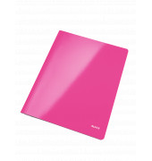 Schnellhefter WOW 3001-00-23, A4, pink  metallic, Karton, 250g, Vorderdeckel opak