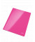 Schnellhefter WOW 3001-00-23, A4, pink  metallic, Karton, 250g, Vorderdeckel opak