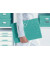 Fächermappe WOW 4589-00-51 A4 mit 6 Fächern 6-teilig blanko Kunststoff eisblau