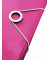Eckspannmappe WOW 45990023, A4 pink metallic Polypropylen (PP) 250g, f&uuml;r ca. 150 Blatt, mit 3 Einschlagklappen