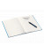 Notizbuch 4627-10-51, WOW, eisblau-metallic, A5, liniert, 90g, 80 Blatt / 160 Seiten