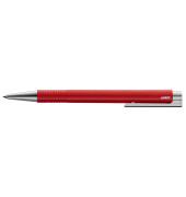 Kugelschreiber logo M+ red Schreibfarbe blau