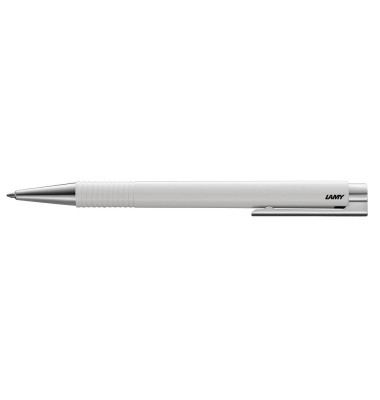 LAMY Kugelschreiber logo M+ white Schreibfarbe blau