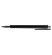 Kugelschreiber logo M+ black 1228045, blau, 0,6mm, nachf&uuml;llbar
