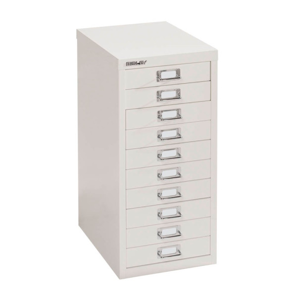 5020073705911 - Schubladenschrank MultiDrawer? 29er Serie L2910696 Stahl 10 Schubladen (Vollauszug) A4 278 x 59 x 38 cm weiß 5020073705911