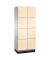 Schließfachschrank Cambio 45103-22/4500-700/45422-730, Metall, 2 Abteile mit 8 Fächern, abschließbar, 80x198cm (BxH), birke