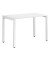 Schreibtisch Easydesk, 75cm (H), 114x60cm (BxT), rechteckig, weiß / weiß