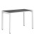 Schreibtisch, 75cm (H), 114x60cm (BxT), rechteckig, anthrazit / weiß