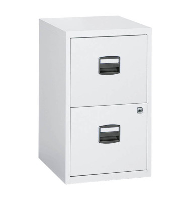 Hängeregistraturschrank weiß 2 Schubladen