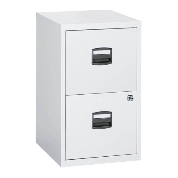 5020073708448 - BISLEY Home PFA 2 Hängeregistraturschrank verkehrsweiß 2 Schubladen 413 x 400 x 672 cm