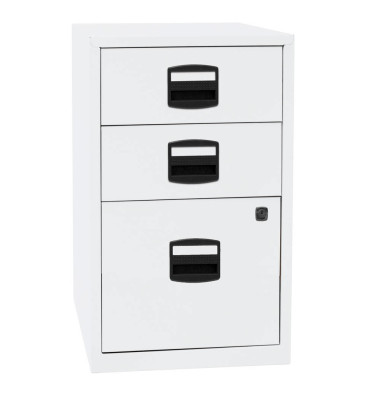 Standcontainer PFA3-696 PFA, verkehrswei&szlig;, 2 Schubladen, Stahl, abschlie&szlig;bar