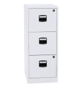 Hängeregistraturschrank weiß 3 Schubladen