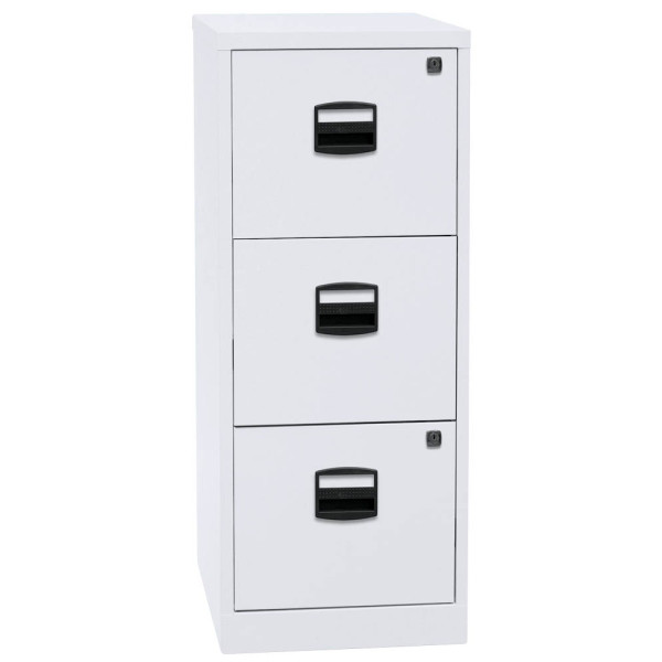 5020073708462 - BISLEY Home PFA 3 Hängeregistraturschrank verkehrsweiß 3 Schubladen 413 x 400 x 1015 cm