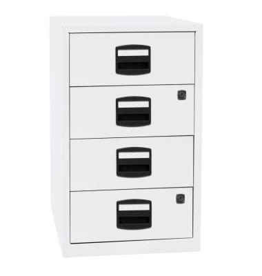 Standcontainer PFA4S-696 PFA, verkehrswei&szlig;, 4 Schubladen, Stahl, abschlie&szlig;bar