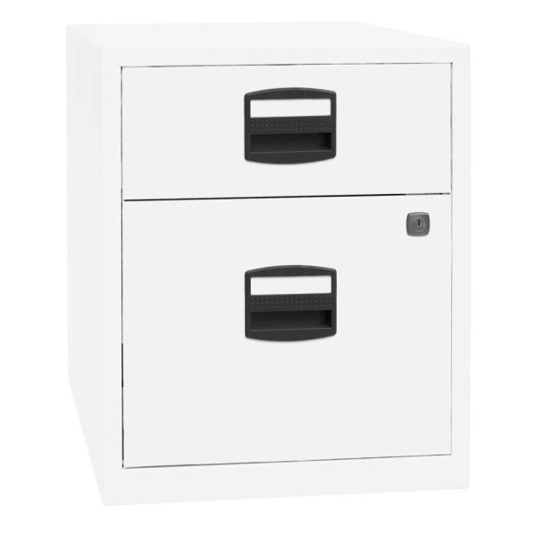 5020073703290 - BISLEY Mobiler Beistellschrank PFA 1 Schublade 1 Hängeregistratur verkehrsweiß