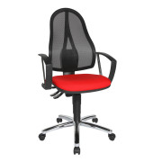 Topstar Point 60 Netz Plus Bürostuhl rot