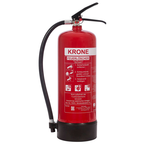 KRONE Feuerlöscher Pulver 6,0 kg