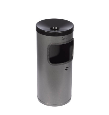 Rondo Kombi Wandaschenbecher graphit