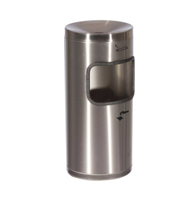 Rondo Kombi Wandaschenbecher Edelstahl Rondo Kombi Wandaschenbecher Edelstahl