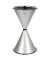 Diabolo Standaschenbecher hellsilber
