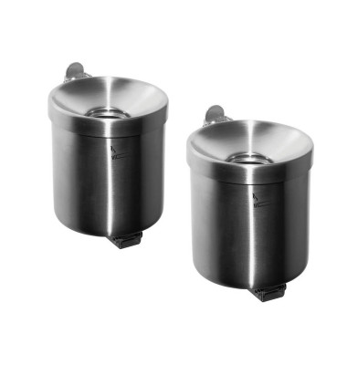 Rondo junior Wandaschenbecher Edelstahl Rondo junior Wandaschenbecher Edelstahl