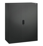 Rollladenschrank Omnispace 323200S10086, abschlie&szlig;bar, 3 OH, schwarzgrau, 100x123x42cm (BxHxT)