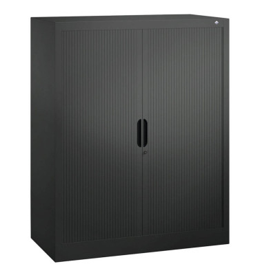 Rollladenschrank Omnispace 323200S10086, abschlie&szlig;bar, 3 OH, schwarzgrau, 100x123x42cm (BxHxT)