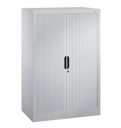 CP Rollladenschrank silber 2 Fachböden