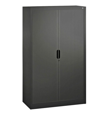 Rollladenschrank Omnispace 321200S10037, abschlie&szlig;bar, 4 OH, schwarzgrau, 100x166x42cm (BxHxT)